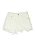 Zara Ivory Denim Shorts Size 4 - photo 1