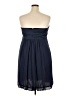 David's Bridal 100% Polyester Solid Blue Cocktail Dress Size 18 - photo 2