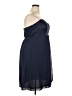 David's Bridal 100% Polyester Solid Blue Cocktail Dress Size 18 - photo 4
