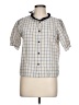Unbranded Blue Short Sleeve Button-Down Shirt Size L (estimated) - photo 1