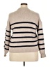 LC Lauren Conrad 100% Polyester Stripes Tan Pullover Sweater Size XXL - photo 2