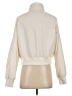 Old Navy 100% Nylon Solid Ivory Jacket Size S - photo 2