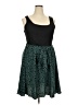 Unbranded 100% Polyester Polka Dots Teal Casual Dress Size 3X - photo 1