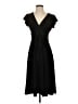 Evan Picone Solid Black Cocktail Dress Size 4 - photo 1