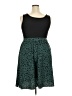 Unbranded 100% Polyester Polka Dots Teal Casual Dress Size 3X - photo 2