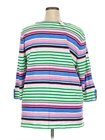 Talbots 3/4 Sleeve Top (view 2)