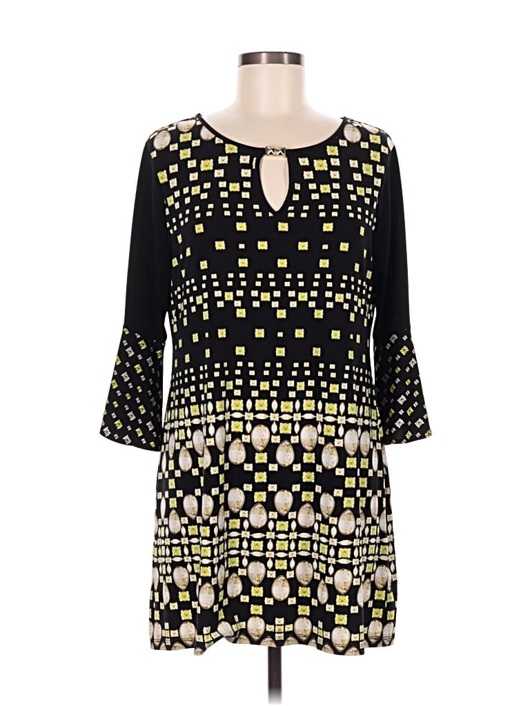Pre-owned Style & Co Casual Dress In Black