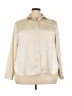 J.Crew 100% Polyester Ivory Long Sleeve Blouse Size 24 - photo 1