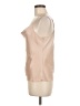 OLM 100% Polyester Tan Sleeveless Blouse Size M - photo 5