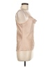 OLM 100% Polyester Tan Sleeveless Blouse Size M - photo 4