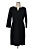 Talbots Solid Black Casual Dress Size 12 - photo 1