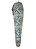 Shein 100% Polyester Print Teal Casual Pants Size 6 - photo 5