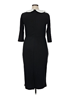 black dress vest women Sleeveless A-Line Minidress in Black