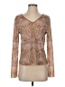 J.Jill 100% Polyester Brown Long Sleeve Top Size S - photo 1