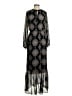 Mossimo 100% Polyester Paisley Black Casual Dress Size S - photo 1