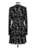 Nine West Print Black Casual Dress Size L - photo 2