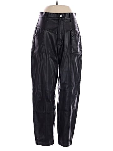 Zara Faux Leather Pants (view 1)