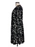 Nine West Print Black Casual Dress Size L - photo 5