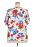 C.D. Daniels Floral White Short Sleeve T-Shirt Size 3X (estimated) - photo 2
