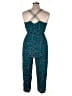 Eyeshadow 100% Rayon Paisley Teal Jumpsuit Size XL - photo 2
