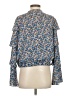 Ali & Jay 100% Polyester Blue Long Sleeve Blouse Size S - photo 2