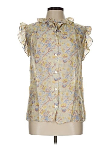 Mes Demoiselles Paris Sleeveless Button-Down Shirt (view 1)
