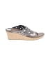 Skechers Silver Tan Wedges Size 11 - photo 1