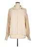 Unbranded Solid Tan Long Sleeve Blouse Size XL - photo 1