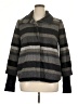 PrAna Stripes Gray Coat Size XL - photo 1