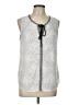 Daniel Rainn Silver Sleeveless Blouse Size L - photo 1