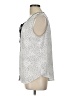 Daniel Rainn Silver Sleeveless Blouse Size L - photo 5