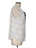Daniel Rainn Silver Sleeveless Blouse Size L - photo 4