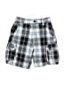 Faded Glory 100% Cotton Plaid Blue Cargo Shorts Size 6 - photo 1