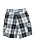Faded Glory 100% Cotton Plaid Blue Cargo Shorts Size 6 - photo 2