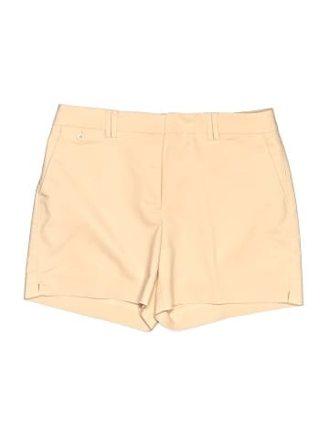White House Black Market Khaki Shorts (view 1)