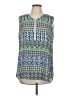 Roz & Ali 100% Polyester Blue Sleeveless Blouse Size L - photo 1