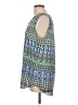 Roz & Ali 100% Polyester Blue Sleeveless Blouse Size L - photo 5