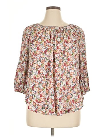 Chaps 3/4 Sleeve Blouse (view 1)