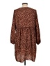 Shein Curve 100% Polyester Animal Print Brown Casual Dress Size 12 Plus (0) - photo 2
