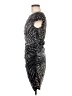 Ali Ro Graphic Silver Cocktail Dress Size 8 - photo 5