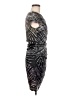 Ali Ro Graphic Silver Cocktail Dress Size 8 - photo 4
