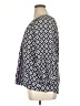 Crown & Ivy 100% Rayon Blue 3/4 Sleeve Blouse Size XL - photo 5