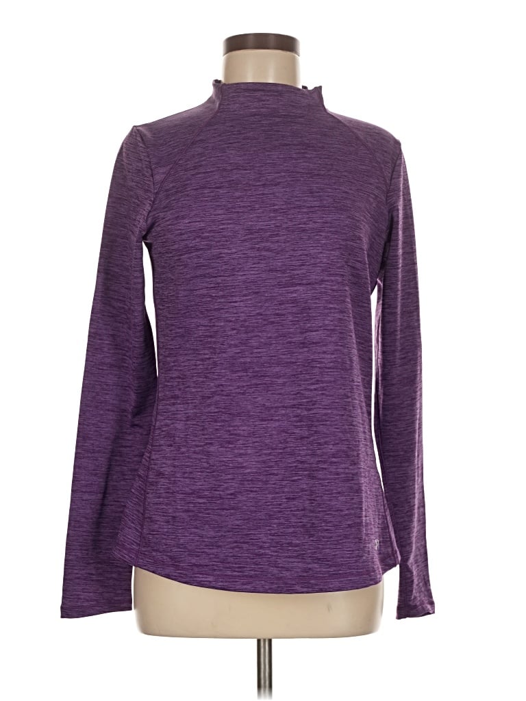 Pre-owned Under Armour Turtleneck Sweater In Purple