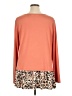 Doublju Orange Long Sleeve Top Size 1X - photo 2