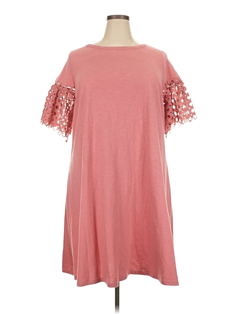 Lane Bryant Casual Dress In Pink