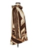 MULTIPLES Animal Print Brown Poncho Size M - photo 4