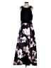 Xscape Floral Black Cocktail Dress Size 16 - photo 1