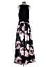 Xscape Floral Black Cocktail Dress Size 16 - photo 2