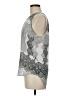 Violet & Claire 100% Polyester Silver Sleeveless Blouse Size M - photo 5