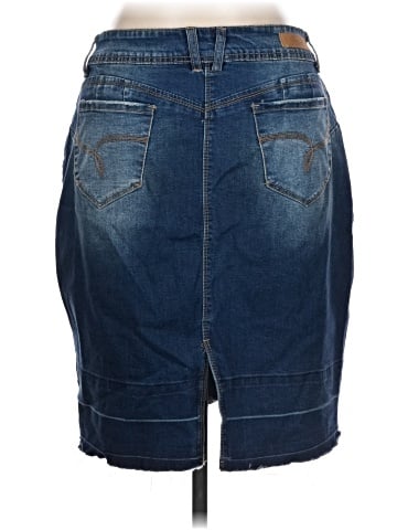 Royalty For Me Denim Skirt (view 2)